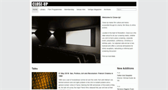 Desktop Screenshot of closeupfilmcentre.com